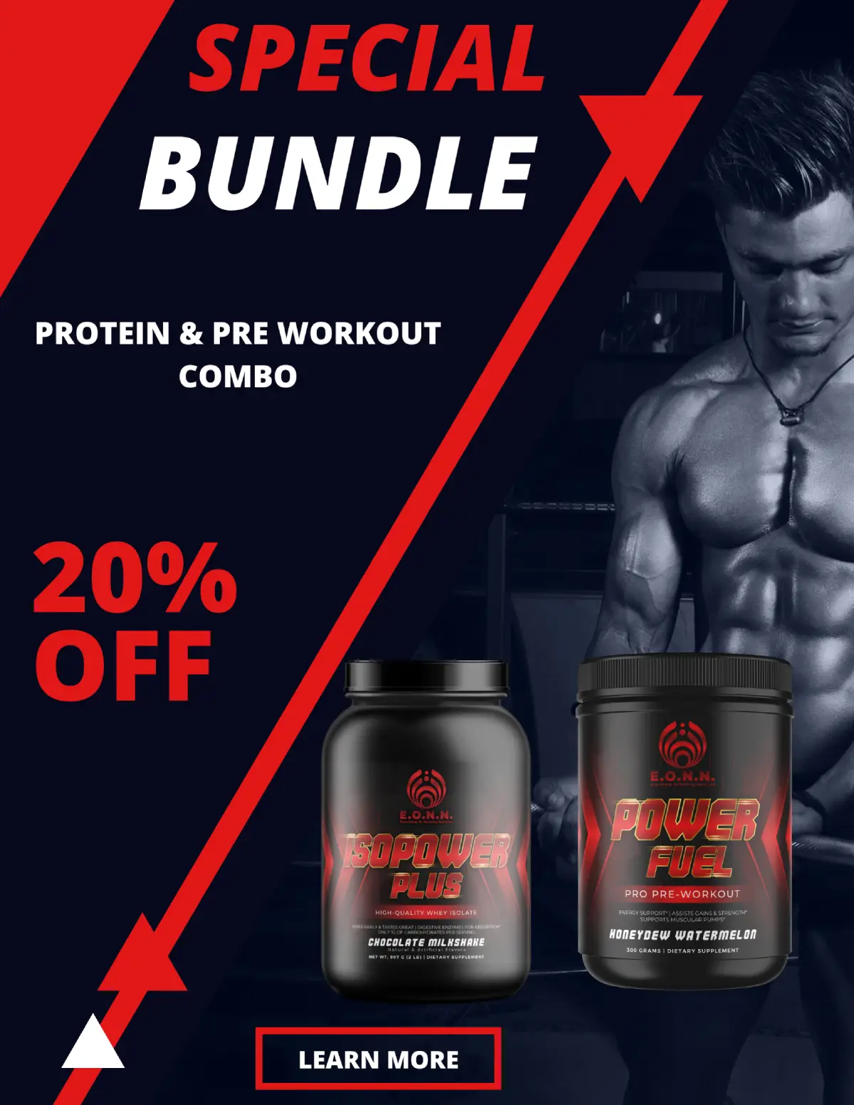 Protein & Pre-workout Bundle - Iso Power Plus & Power Fuel Pro
